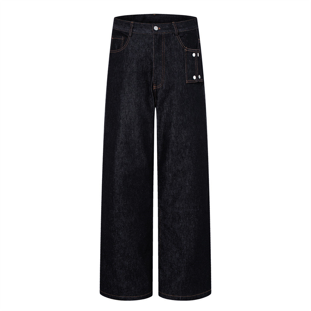 Short jacket denim suit for men