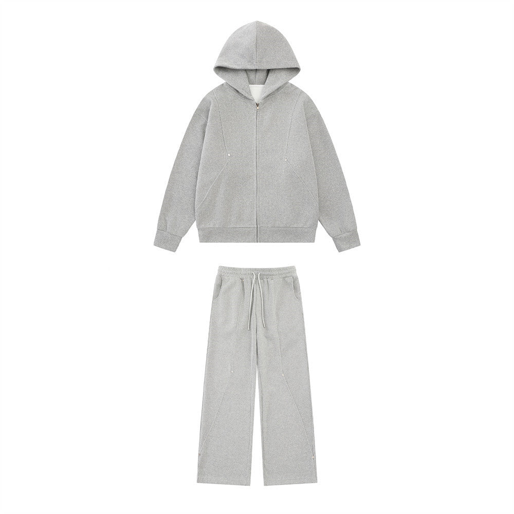 Sports suit solid color simple and minimalist