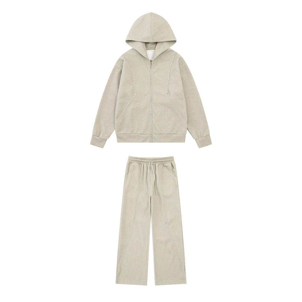 Sports suit solid color simple and minimalist