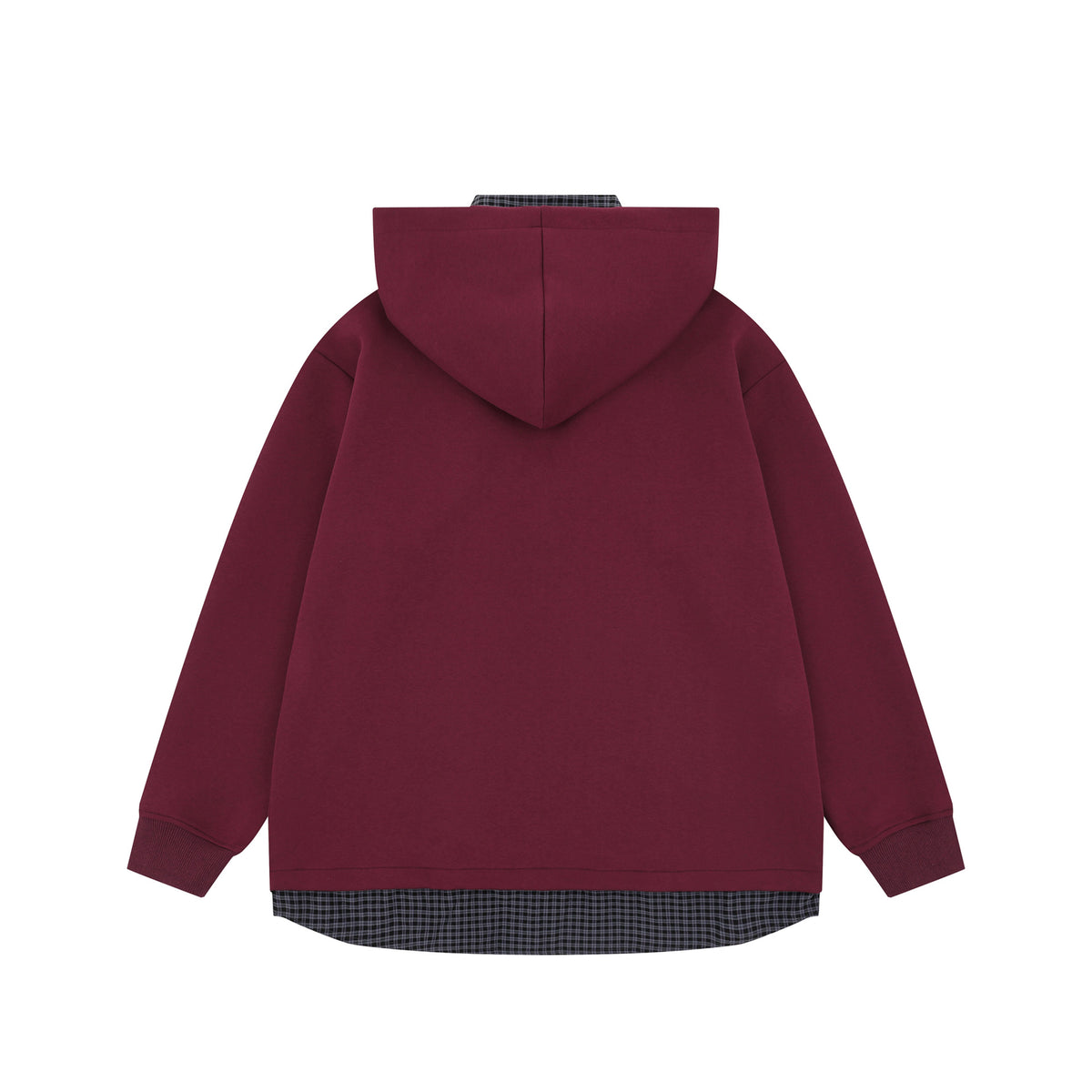 Fake two hooded loose hoodies