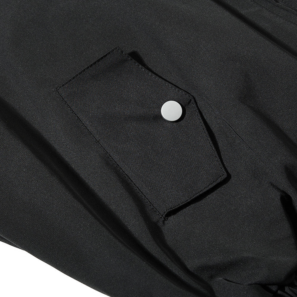 Stand collar workwear jacket for men
