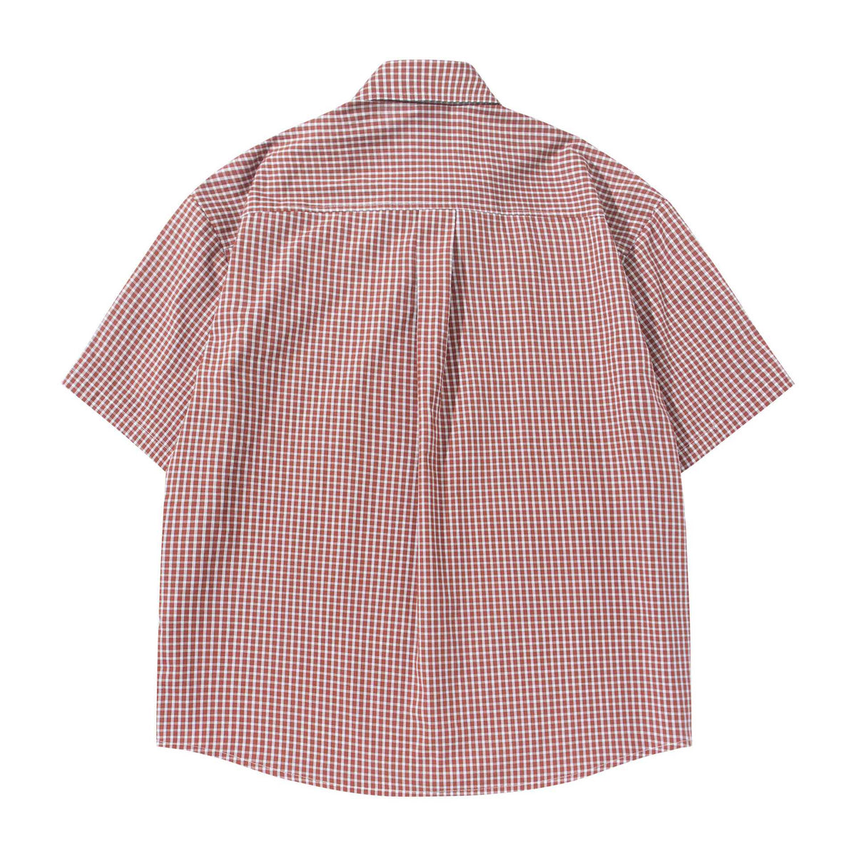 Fine plaid shirt T-shirt