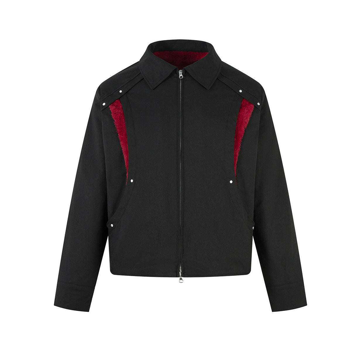 Imitation rabbit fur jacket for men