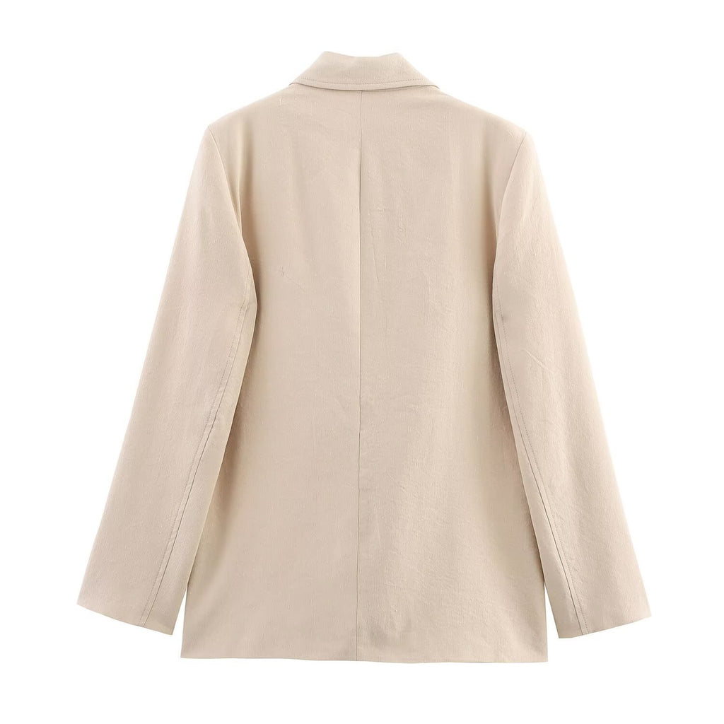 One button suit jacket+pants set for women