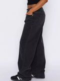 Wide Leg Jeans with Pockets