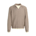 Vintage fake two Fried Dough Twists sweaters