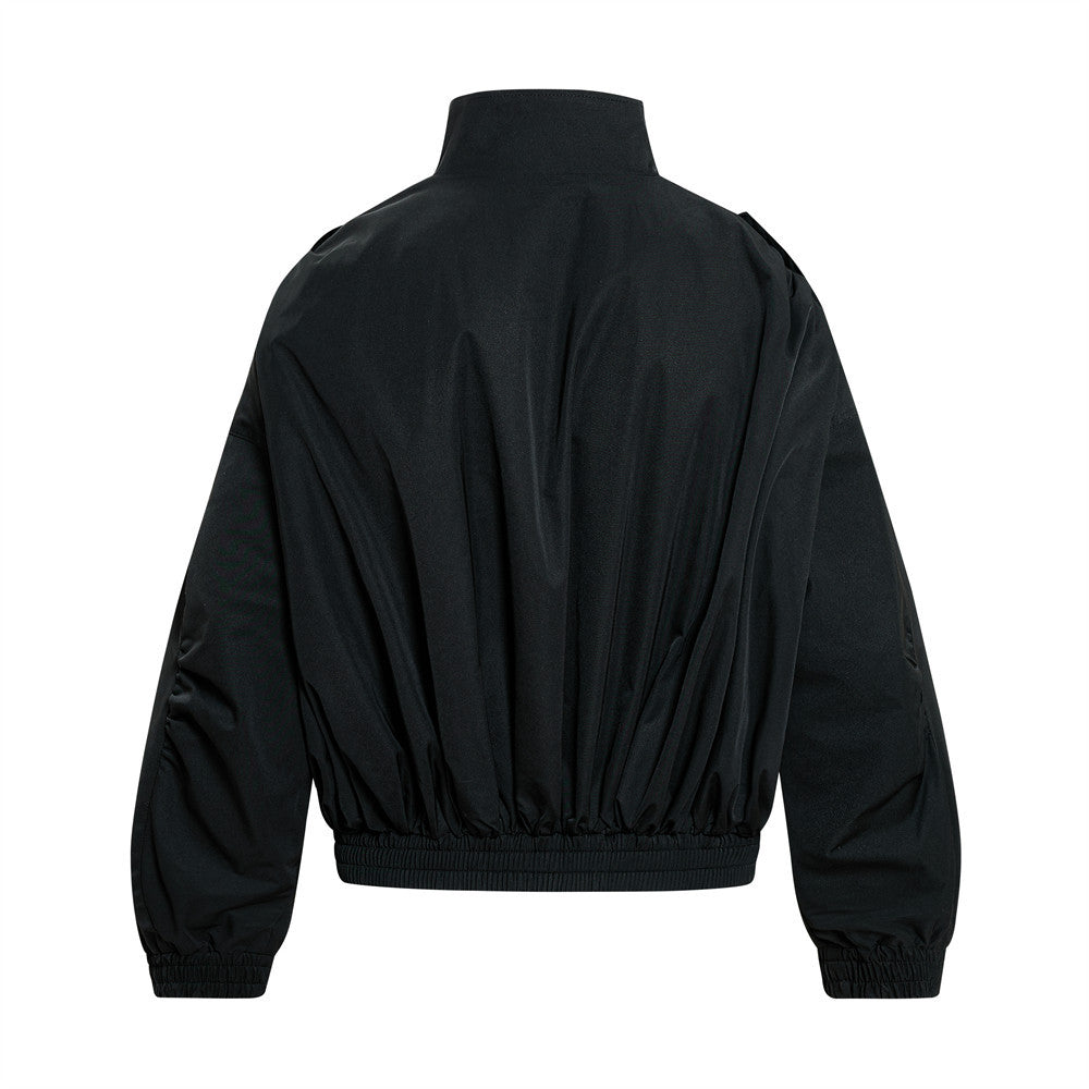 Stand collar workwear jacket for men