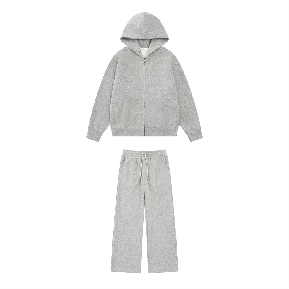 Sports suit solid color simple and minimalist