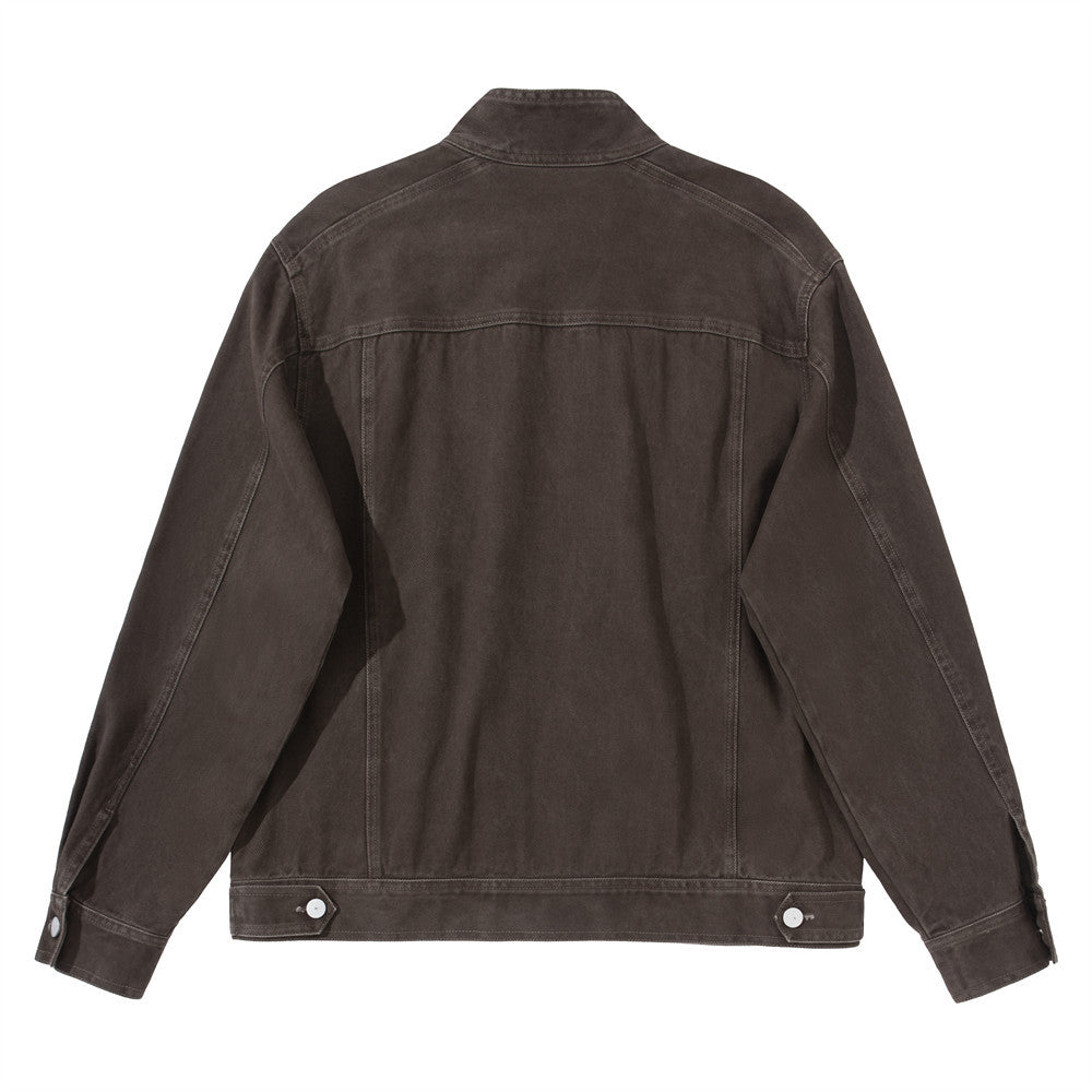 Stand up collar jacket for men