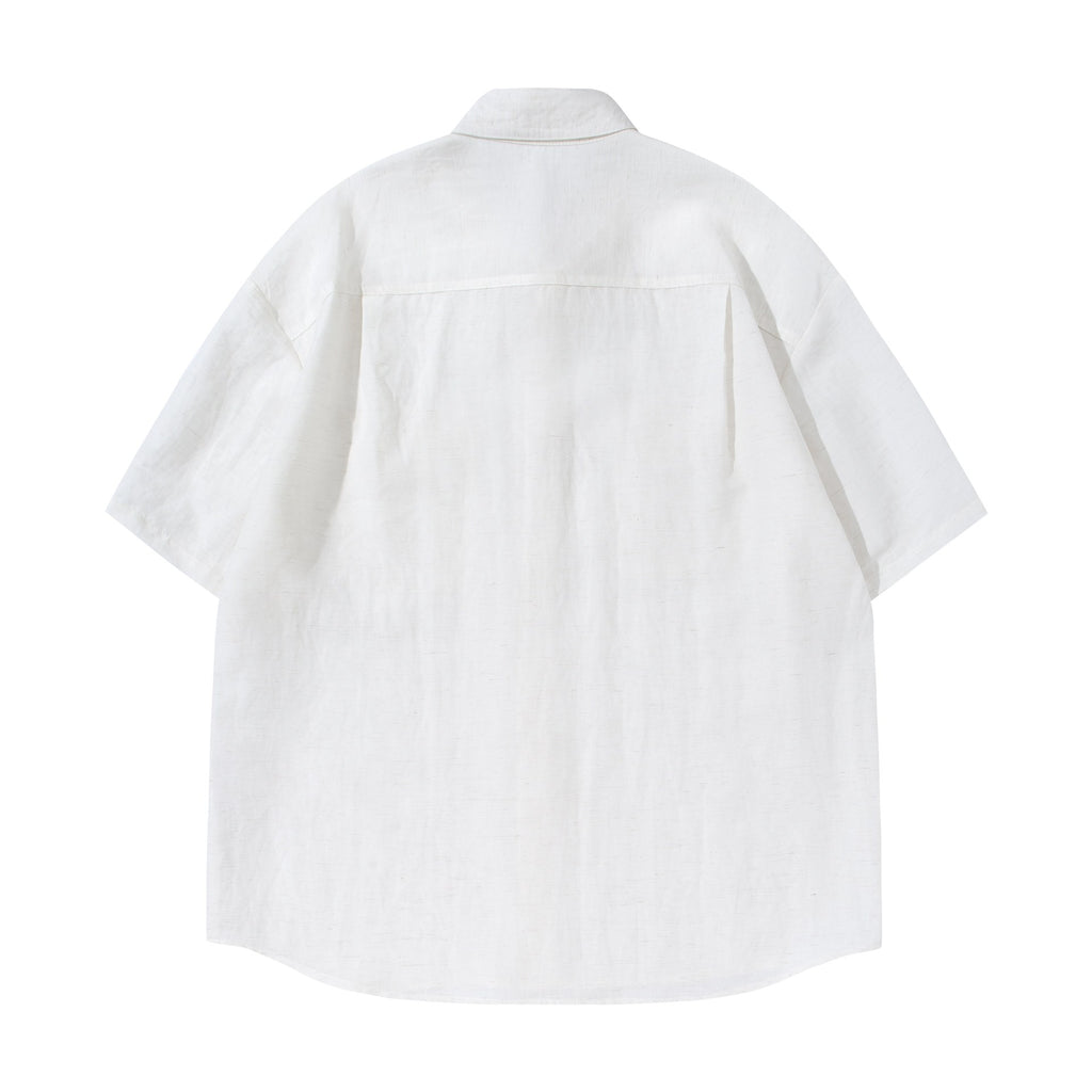 Solid color shirt T-shirt