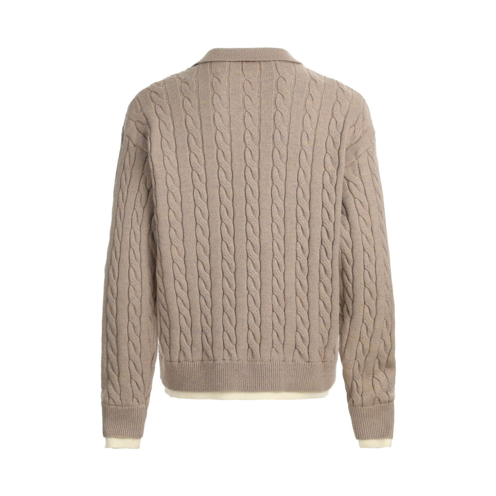 Vintage fake two Fried Dough Twists sweaters