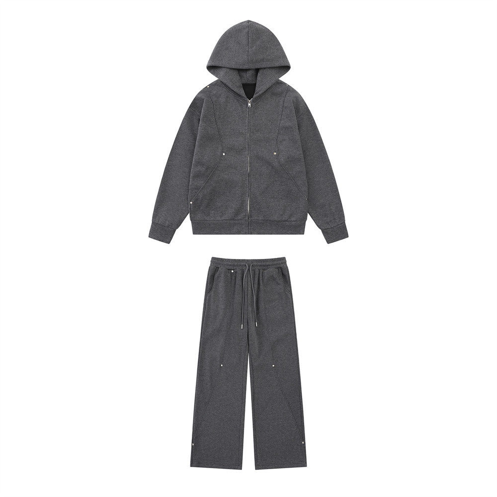 Sports suit solid color simple and minimalist