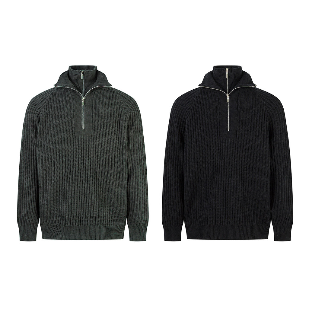 Two high necked sweaters for autumn and winter vacation