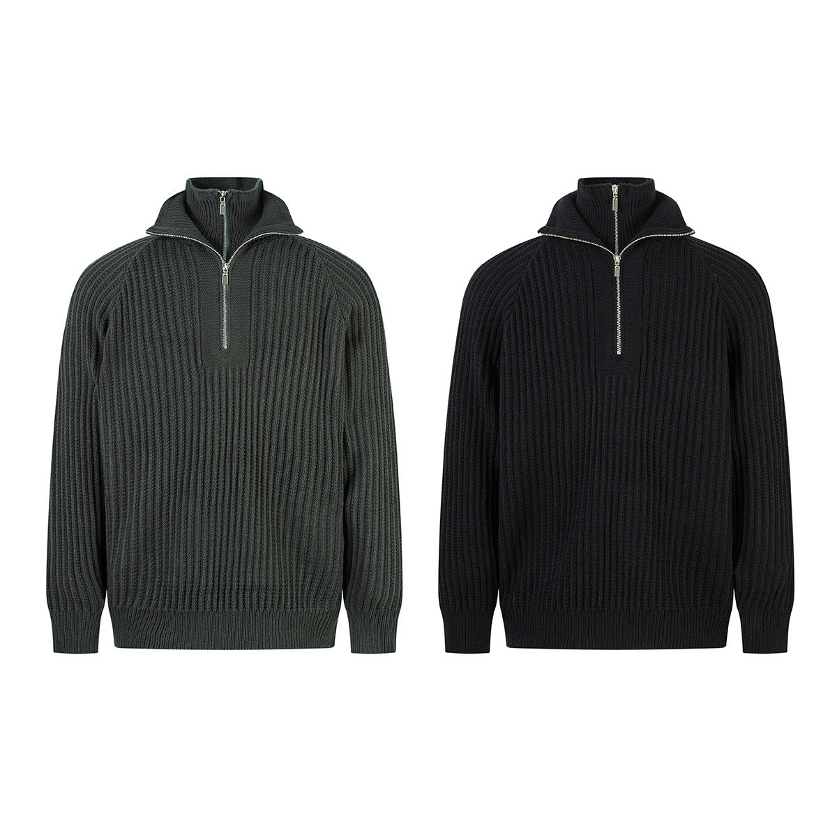 Two high necked sweaters for autumn and winter vacation
