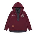 Fake two hooded loose hoodies