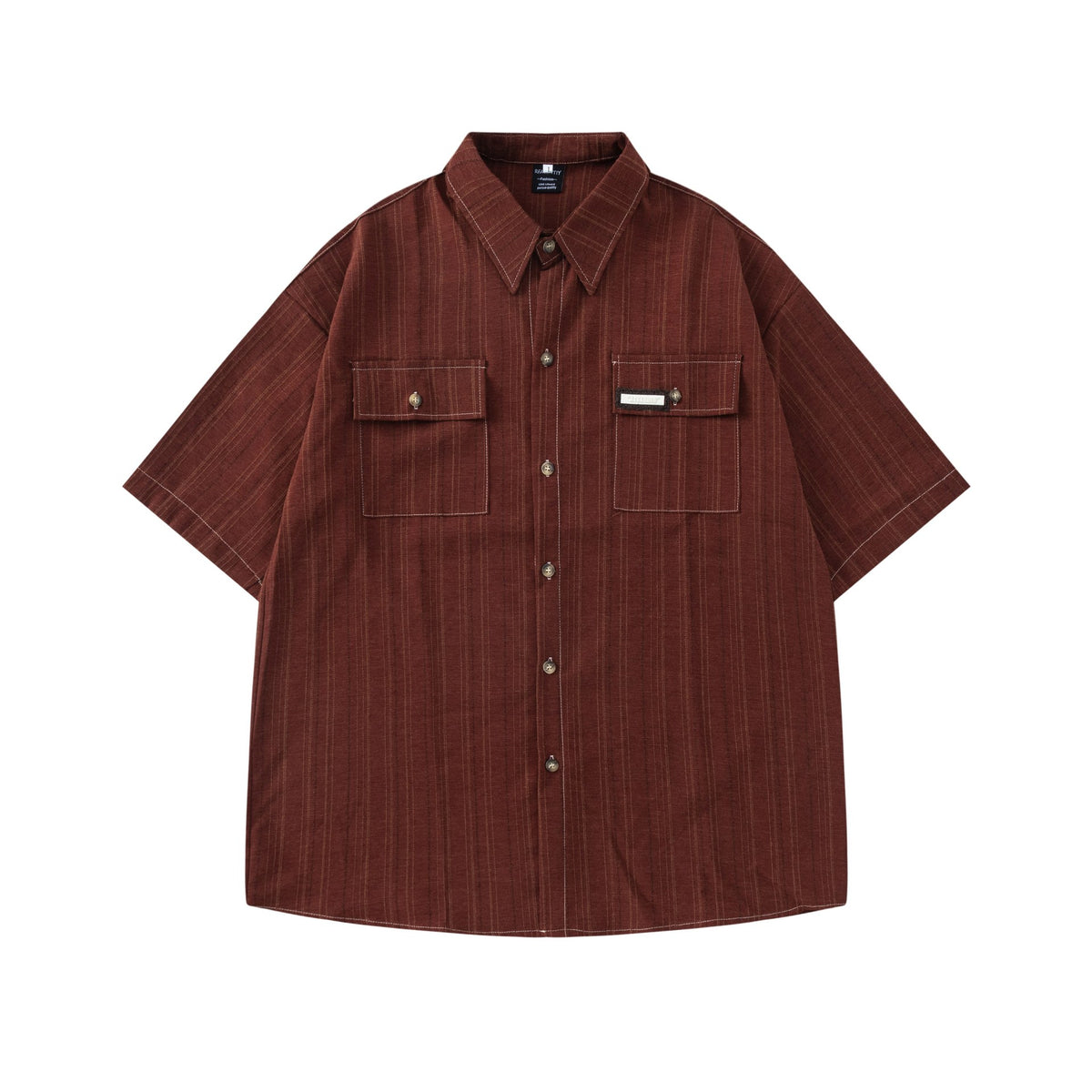 Striped pocket shirt T-shirt