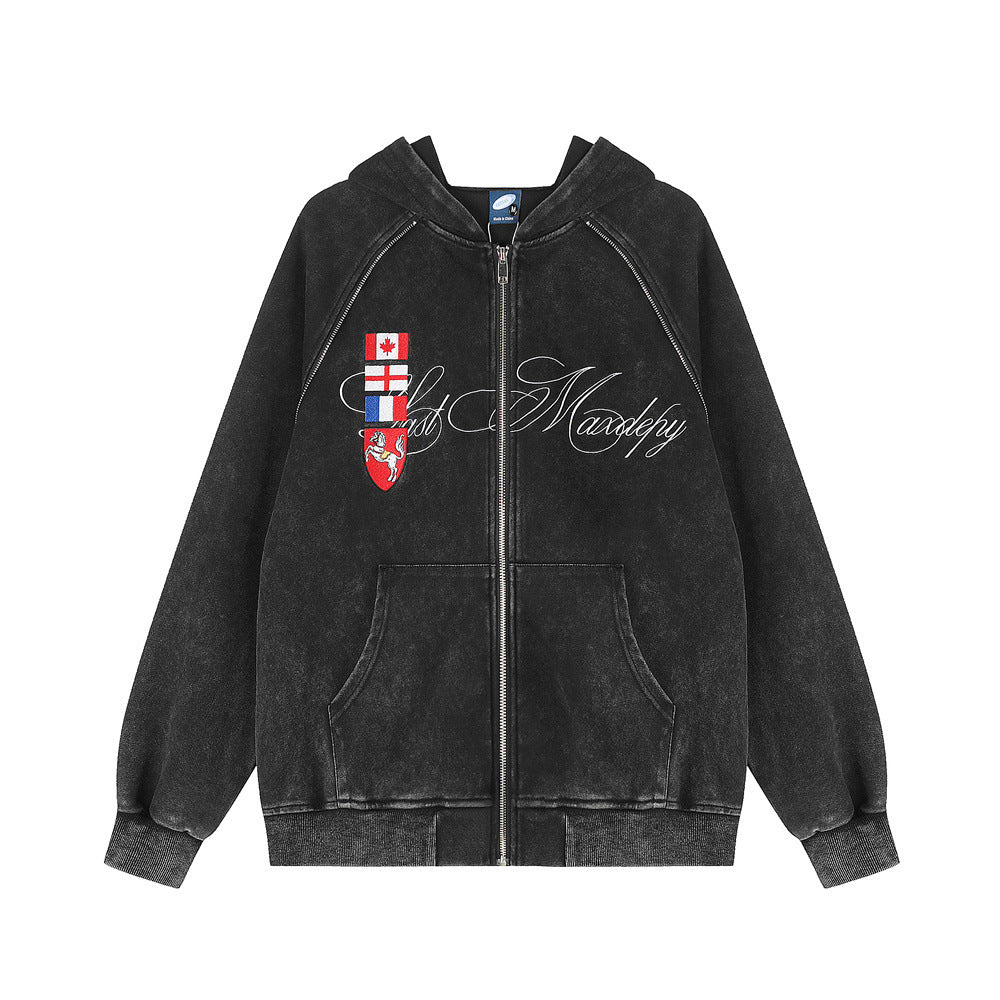 Wash water to make old hooded hoodies