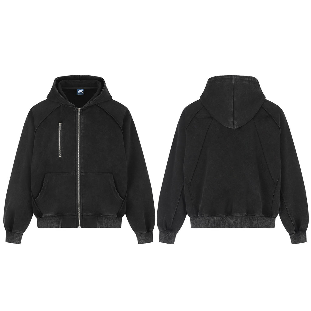 Wash old hoodies with water