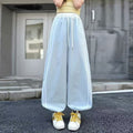 Girls' Casual Tracksuit Pants Loose Straight Leg Wide-Leg Pants