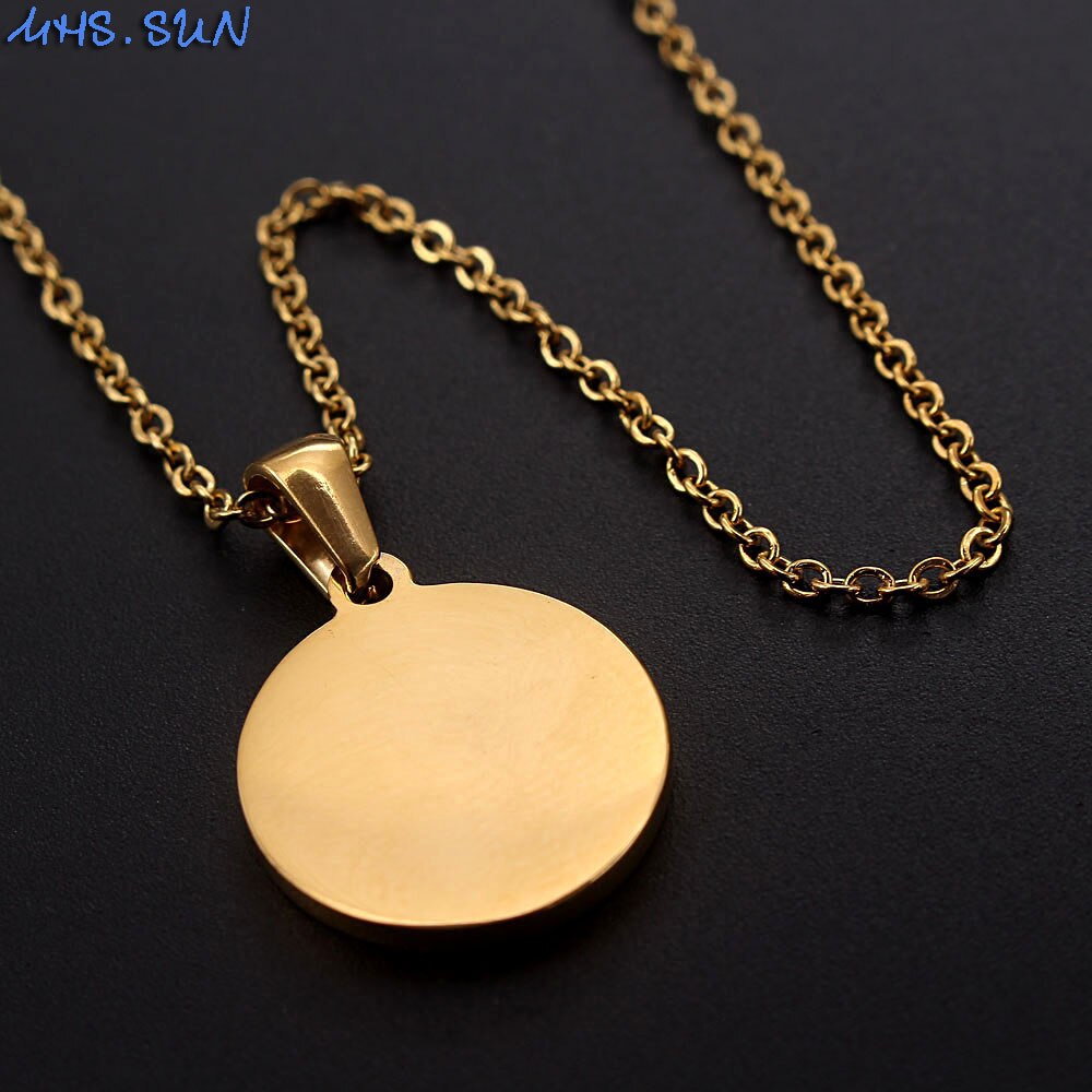 26 Letters Pendant Necklace Women/Girls Stainless Steel Chain Necklace