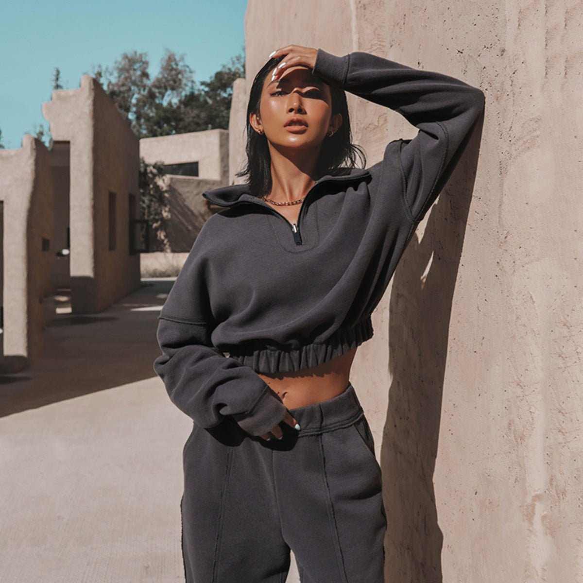 Casual Hoodie Set for Women,Two-Piece