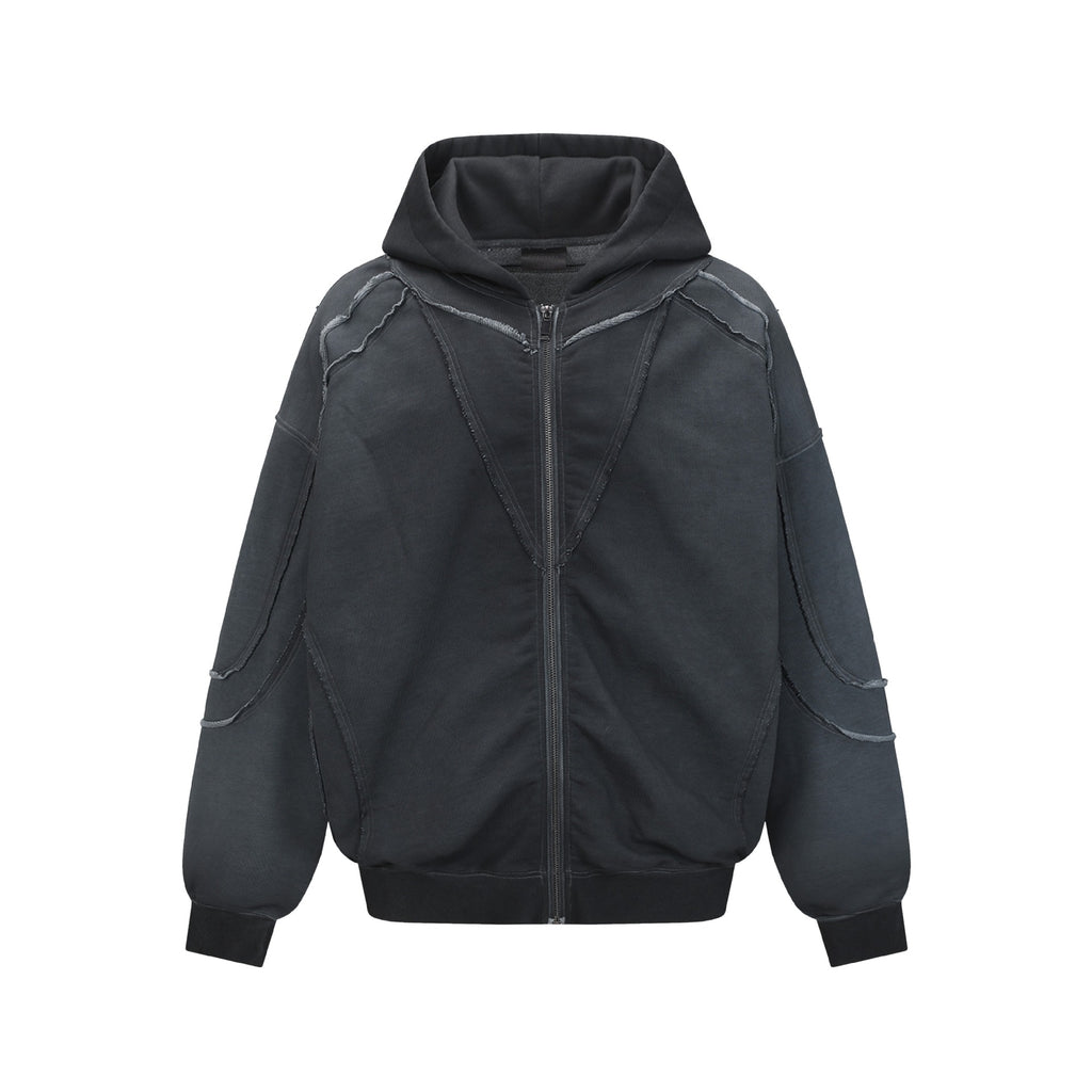 Deconstruction and segmentation of rough edges in hoodies